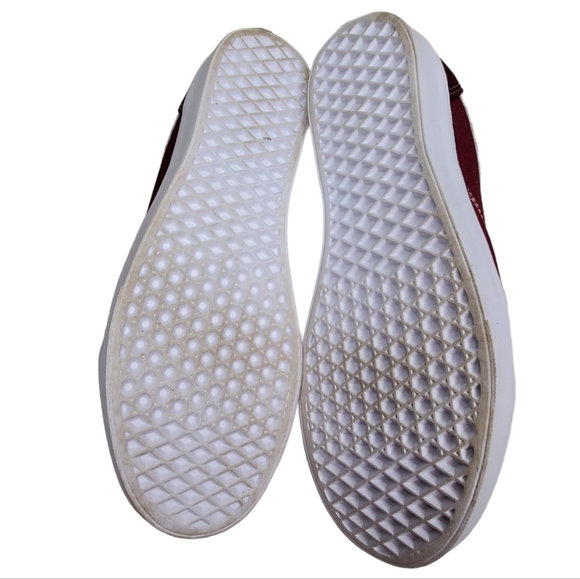 VANS Ultrarange Low Cut Red Suede Leather Canvas Sneakers Men's Sz 10 500383 - Picture 7 of 9